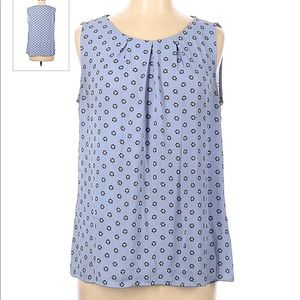 Ann Taylor LOFT Outlet blue sleeves top NWT XL